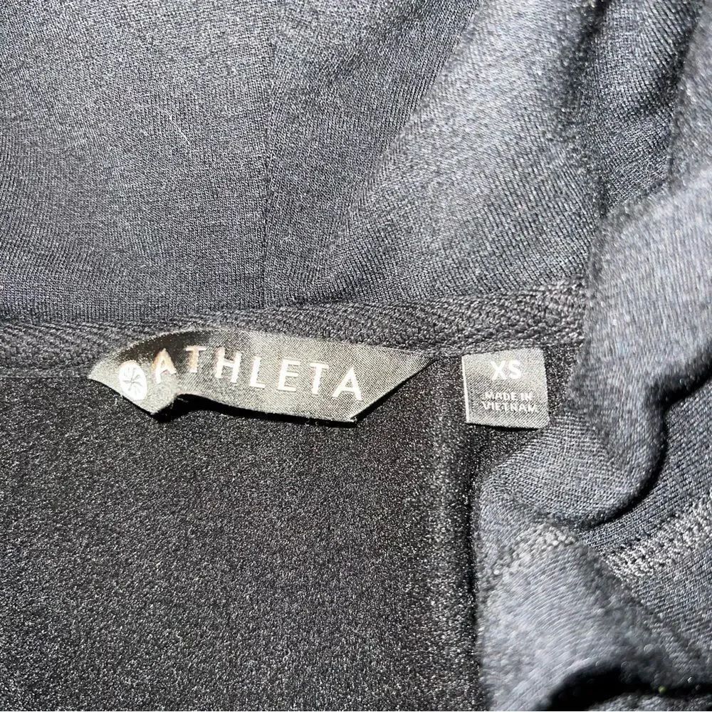 Athleta size XS Black Hooded Jacket - Picture 2 of 6